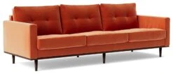 Swoon Berlin Velvet 4 Seater Sofa - Burnt Orange -Trend Furniture 2004592 R Z006A