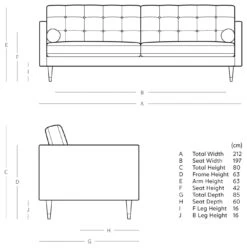 Swoon Porto Velvet 3 Seater Sofa - Taupe 13 Swoon Porto Velvet 3 Seater Sofa - Taupe -Trend Furniture 2007001 R E001