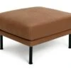 Habitat Moore Leather Ottoman Footstool - Tan -Trend Furniture 2009432 R Z001A