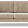 Swoon Porto Velvet 2 Seater Sofa - Taupe 1 Swoon Porto Velvet 2 Seater Sofa - Taupe -Trend Furniture 2012096 R Z001A