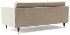 Swoon Porto Velvet 2 Seater Sofa - Taupe -Trend Furniture 2012096 R Z005A