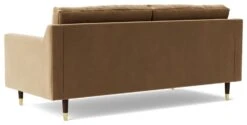 Swoon Rieti Velvet 2 Seater Sofa - Biscuit -Trend Furniture 2013569 R Z005A