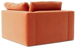 Swoon Seattle Velvet Armchair - Burnt Orange 16 Swoon Seattle Velvet Armchair - Burnt Orange -Trend Furniture 2015309 R Z004A