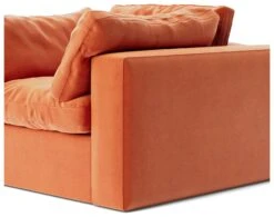 Swoon Seattle Velvet Armchair - Burnt Orange 17 Swoon Seattle Velvet Armchair - Burnt Orange -Trend Furniture 2015309 R Z005A