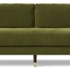 Swoon Rieti Velvet 4 Seater Sofa - Fern Green 2 Swoon Rieti Velvet 4 Seater Sofa - Fern Green -Trend Furniture 2016494 R Z001A