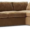 Swoon Seattle Velvet Right Hand Corner Sofa - Biscuit -Trend Furniture 2017606 R Z001A