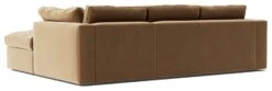 Swoon Seattle Velvet Right Hand Corner Sofa - Biscuit 15 Swoon Seattle Velvet Right Hand Corner Sofa - Biscuit -Trend Furniture 2017606 R Z005A