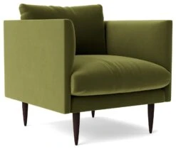 Swoon Luna Velvet Armchair - Fern Green 14 Swoon Luna Velvet Armchair - Fern Green -Trend Furniture 2023092 R Z002A