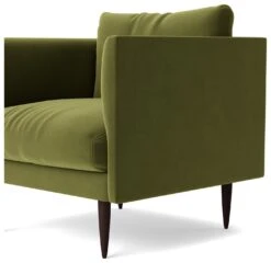 Swoon Luna Velvet Armchair - Fern Green 17 Swoon Luna Velvet Armchair - Fern Green -Trend Furniture 2023092 R Z005A