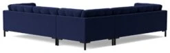 Swoon Landau Velvet 5 Seater Corner Sofa - Ink Blue -Trend Furniture 2023700 R Z004A