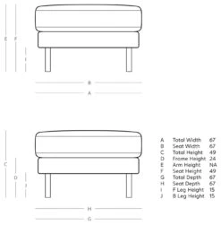 Swoon Munich Velvet Ottoman Footstool - Biscuit -Trend Furniture 2026408 R E001