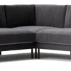 Swoon Munich Velvet 5 Seater Corner Sofa - Granite Grey 1 Swoon Munich Velvet 5 Seater Corner Sofa - Granite Grey -Trend Furniture 2029230 R Z001A