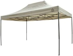 All Seasons 3m X 4.5m Garden Pop Up Gazebo - Beige