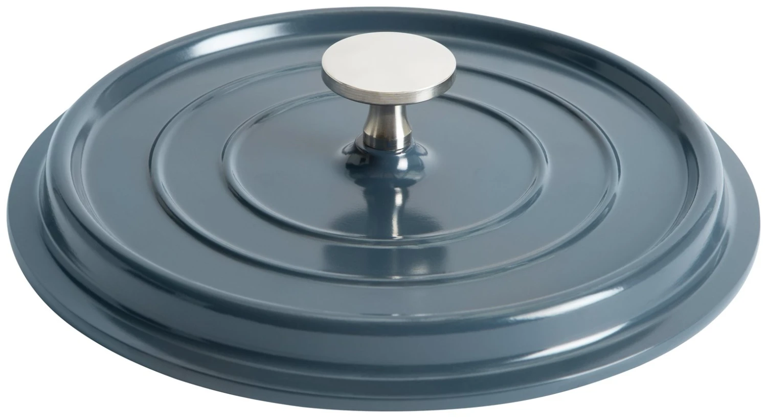 Habitat 2.4 Litre Non Stick Aluminium Casserole Dish - Blue 5 Habitat 2.4 Litre Non Stick Aluminium Casserole Dish - Blue - Image 3