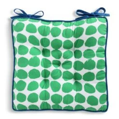 Habitat Abstract Pack Of 2 Seat Cushion - Green -Trend Furniture 2066121 R Z003A