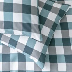 Argos Home Gingham Blue And White Bedding Set - Single 9 Argos Home Gingham Blue And White Bedding Set - Single -Trend Furniture 2068459 R Z003A