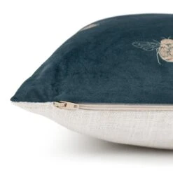 Habitat Gold Bee Printed Cushion - Teal - 43x43cm 11 Habitat Gold Bee Printed Cushion - Teal - 43x43cm -Trend Furniture 2072610 R Z003A