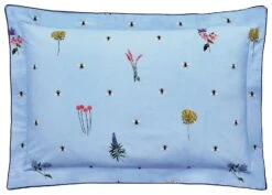 Joules Cotton Percale Pollinators Blue Bedding Set - Single -Trend Furniture 2073516 R Z003A