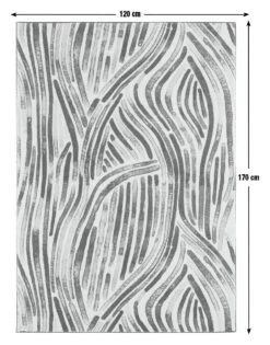 Habitat Herbalist Flatweave Rug - 120X170cm - Blue & White -Trend Furniture 2076685 R E001