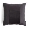 Habitat Velvet Panel Cushion - Grey & Black - 50x50cm -Trend Furniture 2078793 R Z001A