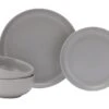 Habitat 12 Piece Stoneware Dinner Set - Matt Grey -Trend Furniture 2151768 R Z001A