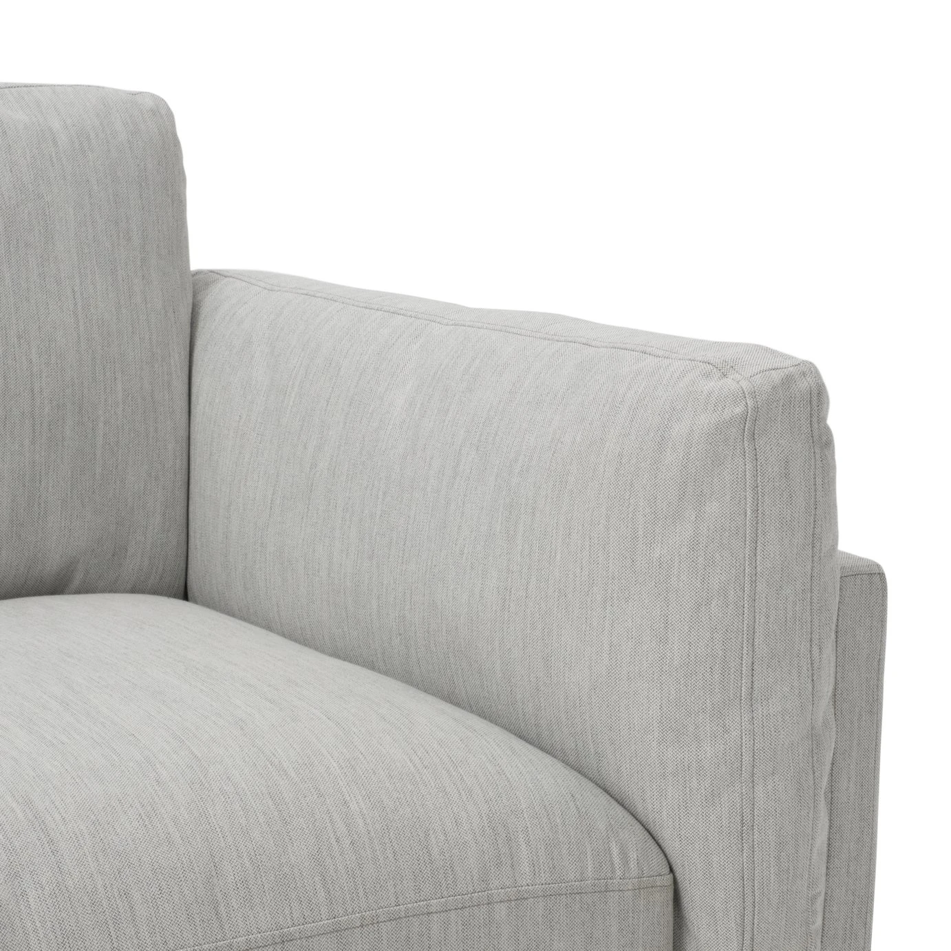 Habitat Salome Fabric Left Hand Corner Chaise Sofa - Grey 11 Habitat Salome Fabric Left Hand Corner Chaise Sofa - Grey - Image 9
