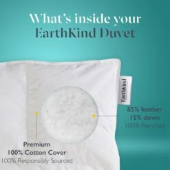 Earthkind Luxury Feather & Down 10.5 Tog Duvet - Single -Trend Furniture 2253721 R Z004A