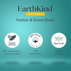 Earthkind Luxury Feather & Down 10.5 Tog Duvet - Single -Trend Furniture 2253721 R Z012A