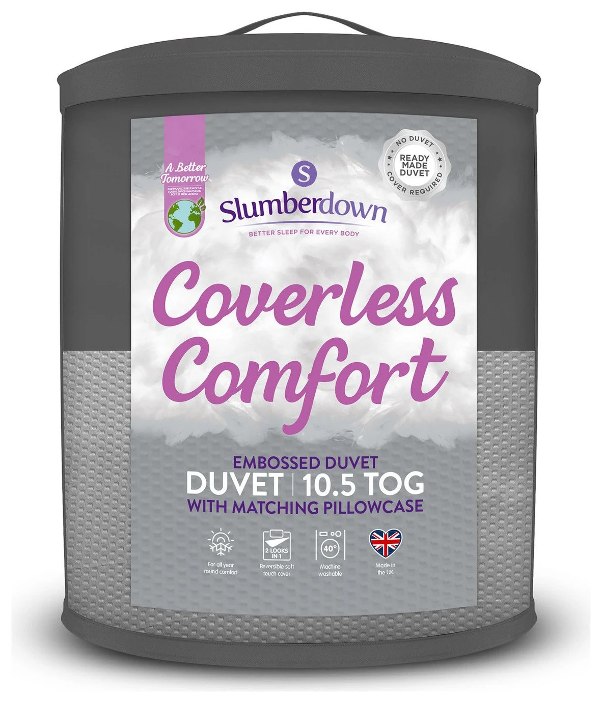 Slumberdown Coverless Comfort 10.5 Tog Duvet - Single 3 Slumberdown Coverless Comfort 10.5 Tog Duvet - Single