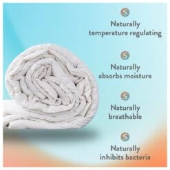 Slumberdown Wonderful Wool Medium Weight Duvet - Single -Trend Furniture 2255097 R Z004A