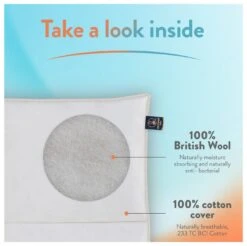 Slumberdown Wonderful Wool Medium Weight Duvet - Single -Trend Furniture 2255097 R Z005A