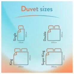 Slumberdown Wonderful Wool Medium Weight Duvet - Single -Trend Furniture 2255097 R Z009A