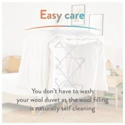 Slumberdown Wonderful Wool Medium Weight Duvet - Single -Trend Furniture 2255097 R Z010A