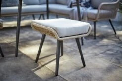 Habitat Malta 6 Seater Rattan Effect Garden Corner Sofa Set -Trend Furniture 2258032 R Z004C