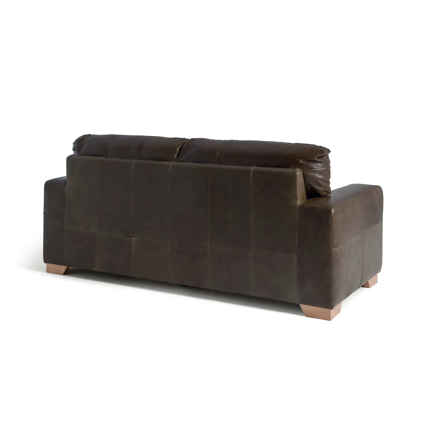 Habitat Eton Leather 3 Seater Sofa - Chocolate 9 Habitat Eton Leather 3 Seater Sofa - Chocolate - Image 7