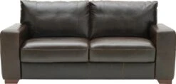 Habitat Eton Leather 3 Seater Sofa - Chocolate 21 Habitat Eton Leather 3 Seater Sofa - Chocolate -Trend Furniture 2271813 R Z015A