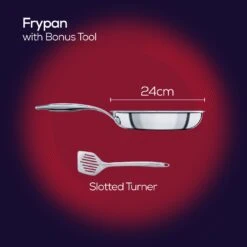 Circulon S Series 24cm Stainless Steel Pan And Spatula -Trend Furniture 2721600 R Z005A