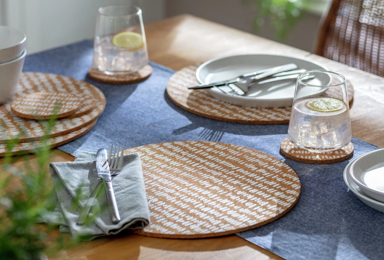 Habitat Printed Cork Placemats And Coasters 3 Habitat Printed Cork Placemats And Coasters