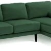 Habitat Jacob Velvet Right Hand Corner Sofa - Emerald Green 1 Habitat Jacob Velvet Right Hand Corner Sofa - Emerald Green -Trend Furniture 2910291 R Z001A