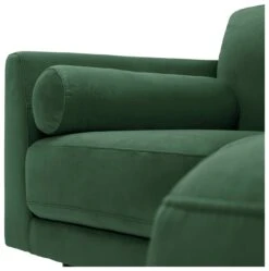 Habitat Jacob Velvet Right Hand Corner Sofa - Emerald Green -Trend Furniture 2910291 R Z010A