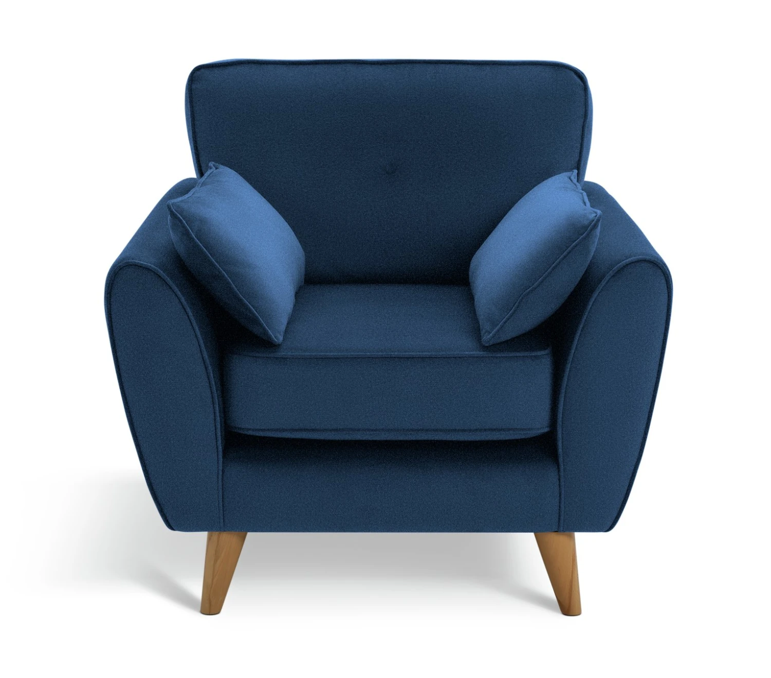 Habitat Iris Fabric Armchair - Navy 3 Habitat Iris Fabric Armchair - Navy