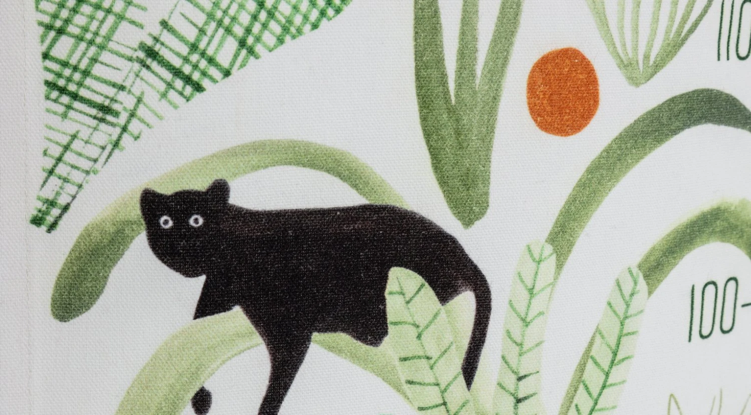 Habitat Kids Animal Print Growth Chart - Multicoloured 7 Habitat Kids Animal Print Growth Chart - Multicoloured - Image 5