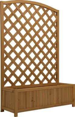 Lattice Wooden Garden Planter - Large -Trend Furniture 2967017 R Z003A UC17570515