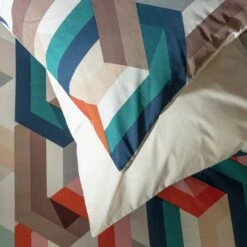 Habitat Cotton Chain Print Multicolor Bedding Set - Single -Trend Furniture 2997733 R Z004A