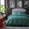 Habitat Geo Jacquard Teal Bedding Set - Double -Trend Furniture 3036734 R Z001A