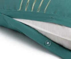 Habitat Geo Jacquard Teal Bedding Set - Double -Trend Furniture 3036734 R Z003A