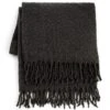 Habitat Faux Mohair Throw - Charcoal - 125X150cm -Trend Furniture 3037238 R Z001A