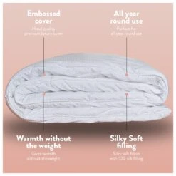 Slumberdown Silk Touch 10.5 Tog Duvet - Single 17 Slumberdown Silk Touch 10.5 Tog Duvet - Single -Trend Furniture 3038701 R Z004A