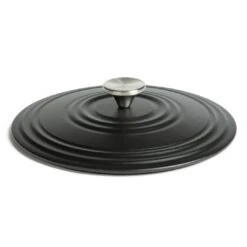 Habitat 5.3 Litre Cast Iron Casserole Dish - Black 11 Habitat 5.3 Litre Cast Iron Casserole Dish - Black -Trend Furniture 3065358 R Z003A