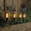 Garden By Sainsbury's Solar Dancing Flame Torch - 4 Pack 1 Garden By Sainsbury's Solar Dancing Flame Torch - 4 Pack -Trend Furniture 3066113 R Z001A